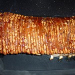 Flæskesteg med appelsin, chili og lakrids