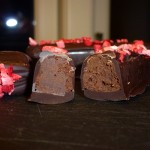 Chokoladetrøffel med chili og honning – fyldte chokolader