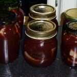 Gammeldags modnede marinerede røde sild med chili