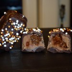 Whiskyfordrukne morbær i nougat – fyldte chokolader