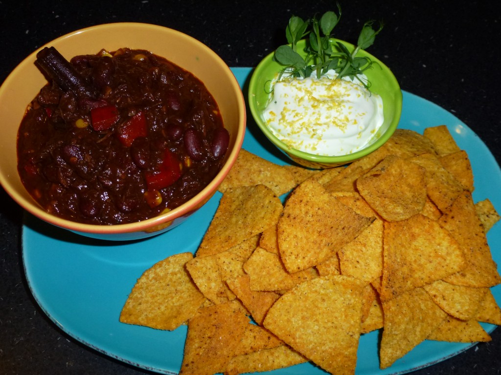 Chili con carne (will be translated upon request)