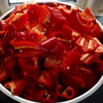 Chili sauce - bell pepper chopped