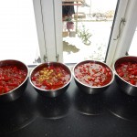 Chili sauce - sauces afkøles lidt før blendning