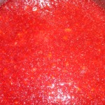 Filurlig chili marmelade - marmeladen koges