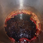 Cherries in spiced port wine syrup - lagen er ved at være færdig
