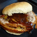 Porchetta with chili and other fillings (will be translated upon request) - serveret i en bolle