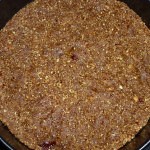 Vegansk ris a la mande kage med ingefær og chili - the bottom is finished